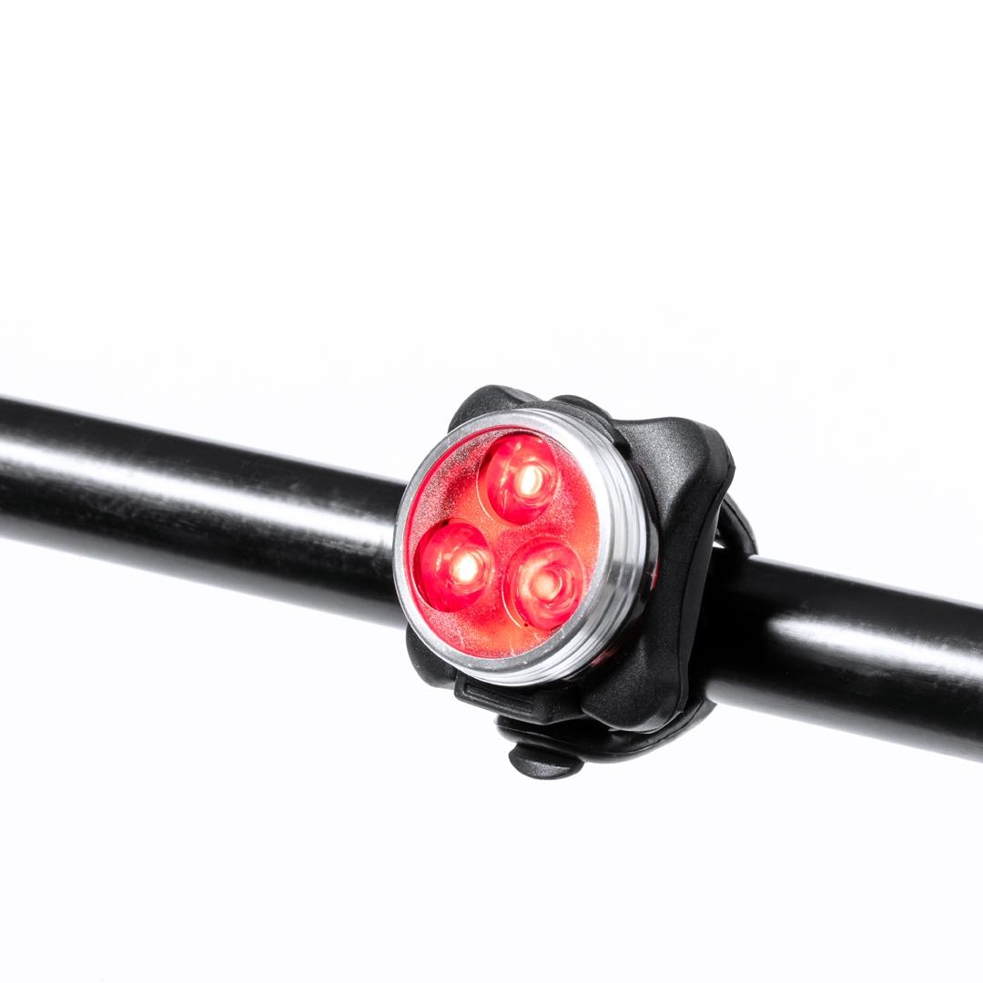 Set lumini de siguranță pentru bicicletă Remko negru