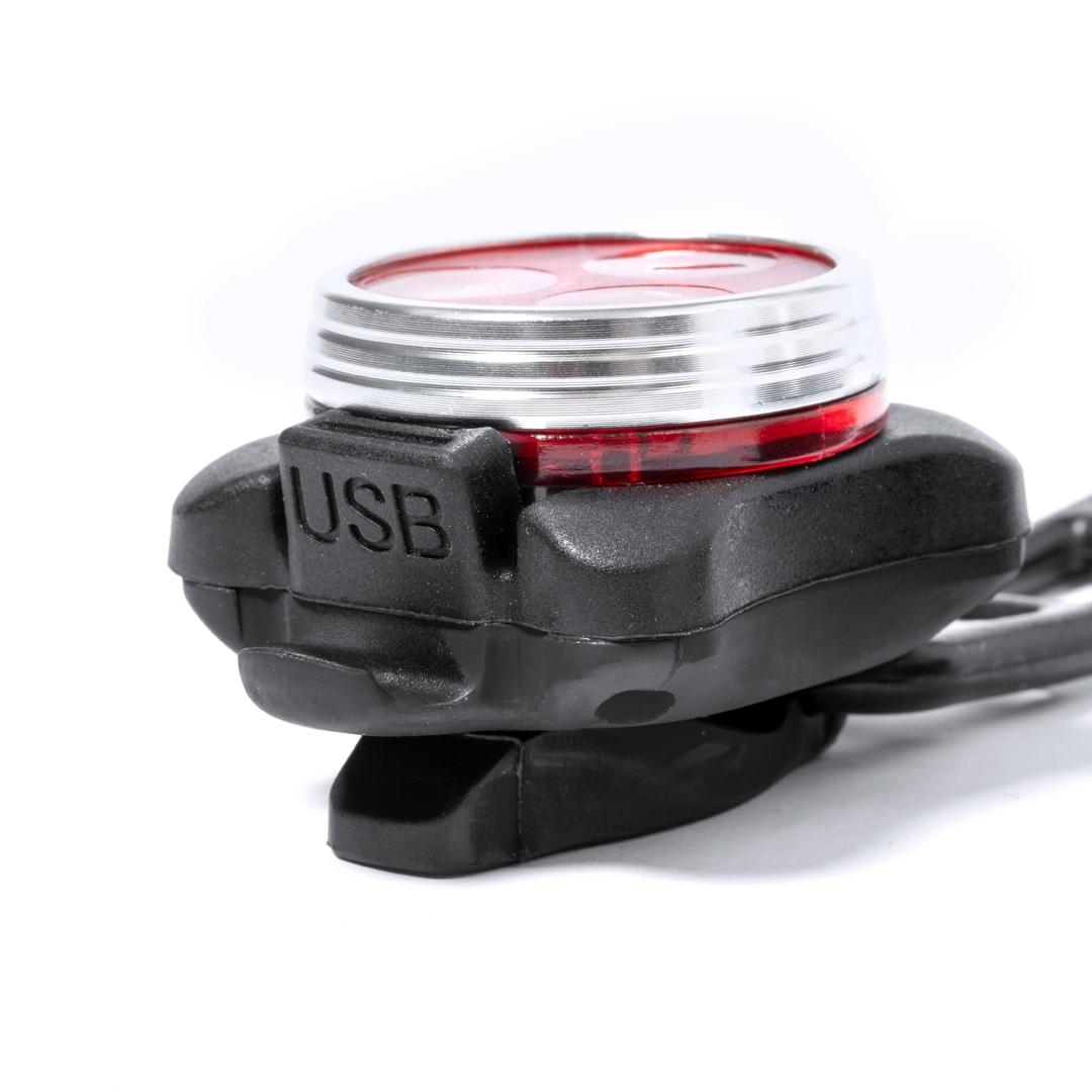 Set lumini de siguranță pentru bicicletă Remko negru