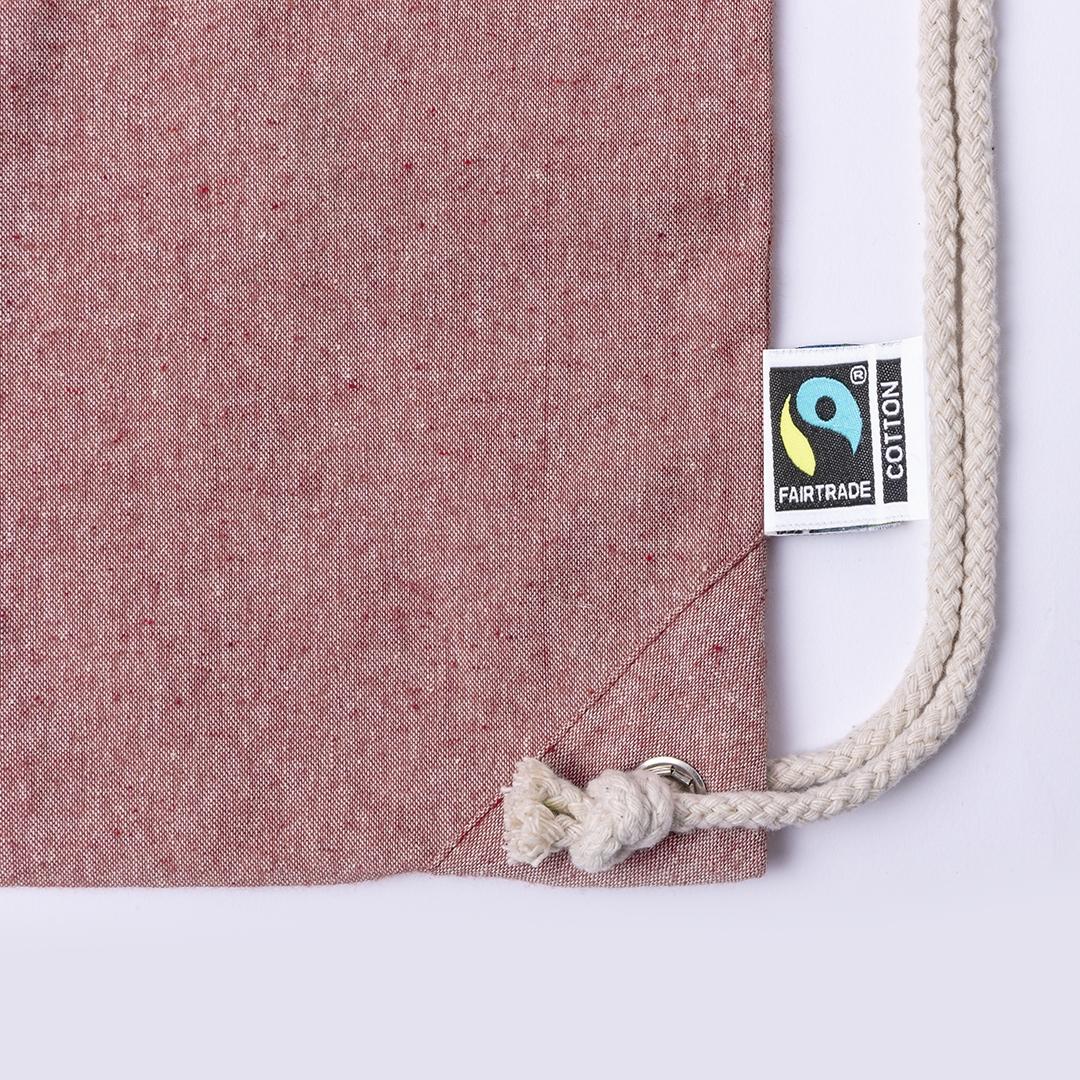 Sac cu șnur Riak Fairtrade albastru