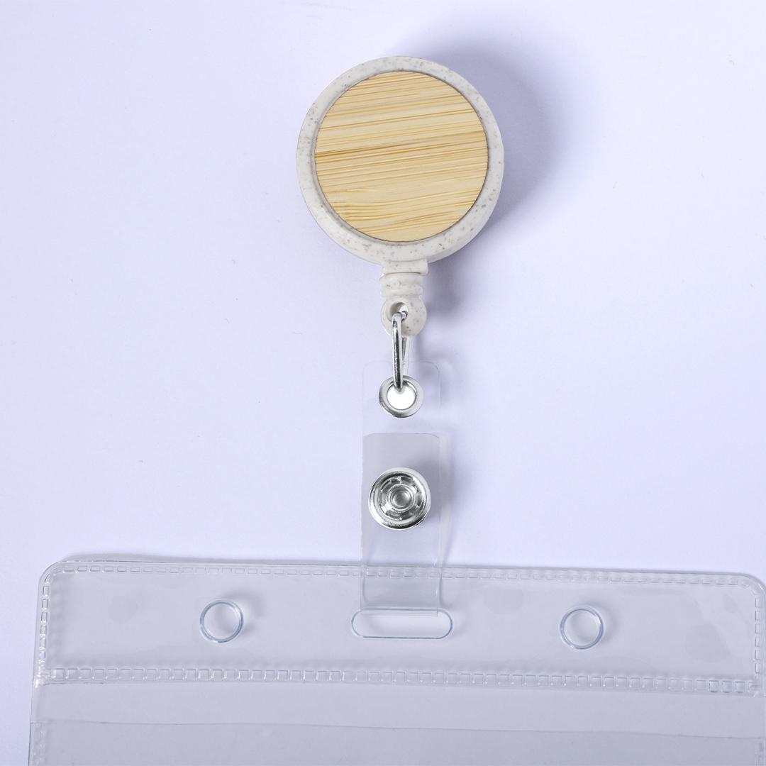 Suport pentru card de identificare Alikra natural
