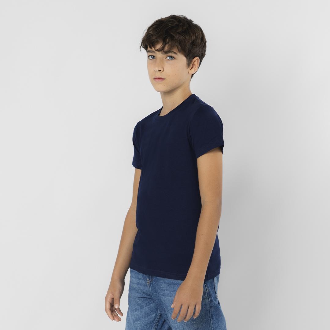 Tricou colorat pentru copii Seiyo albastru 10-12