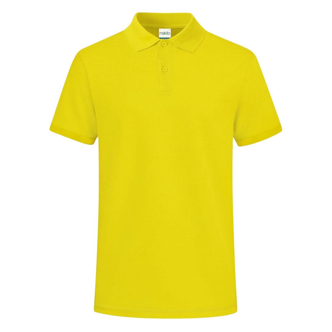 Tricou polo colorat pentru adulți Koupan galben S