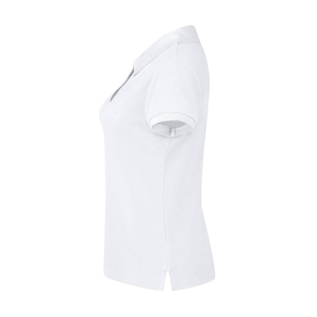 Tricou polo alb pentru femei Koupan alb M