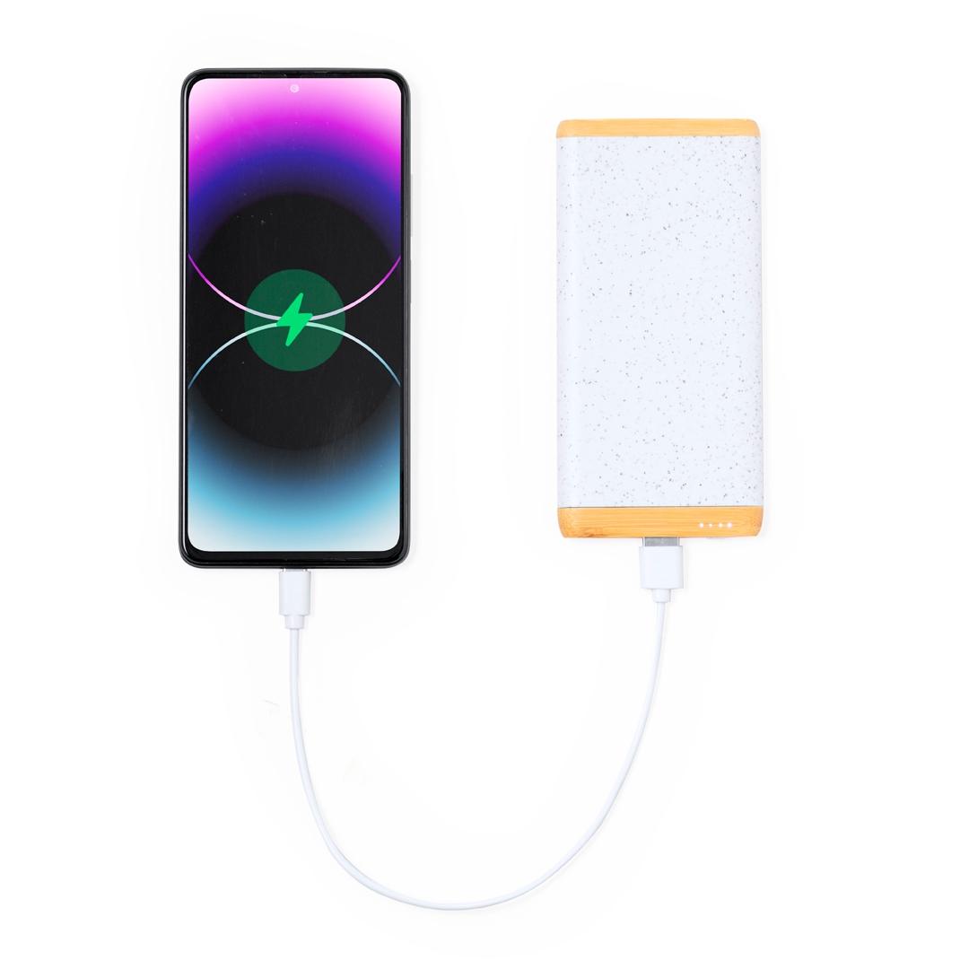 Baterie externă Power Bank Coquin alb