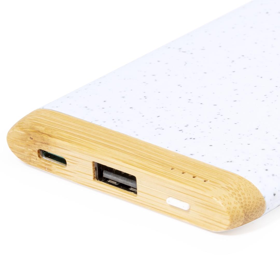 Baterie externă Power Bank Coquin alb