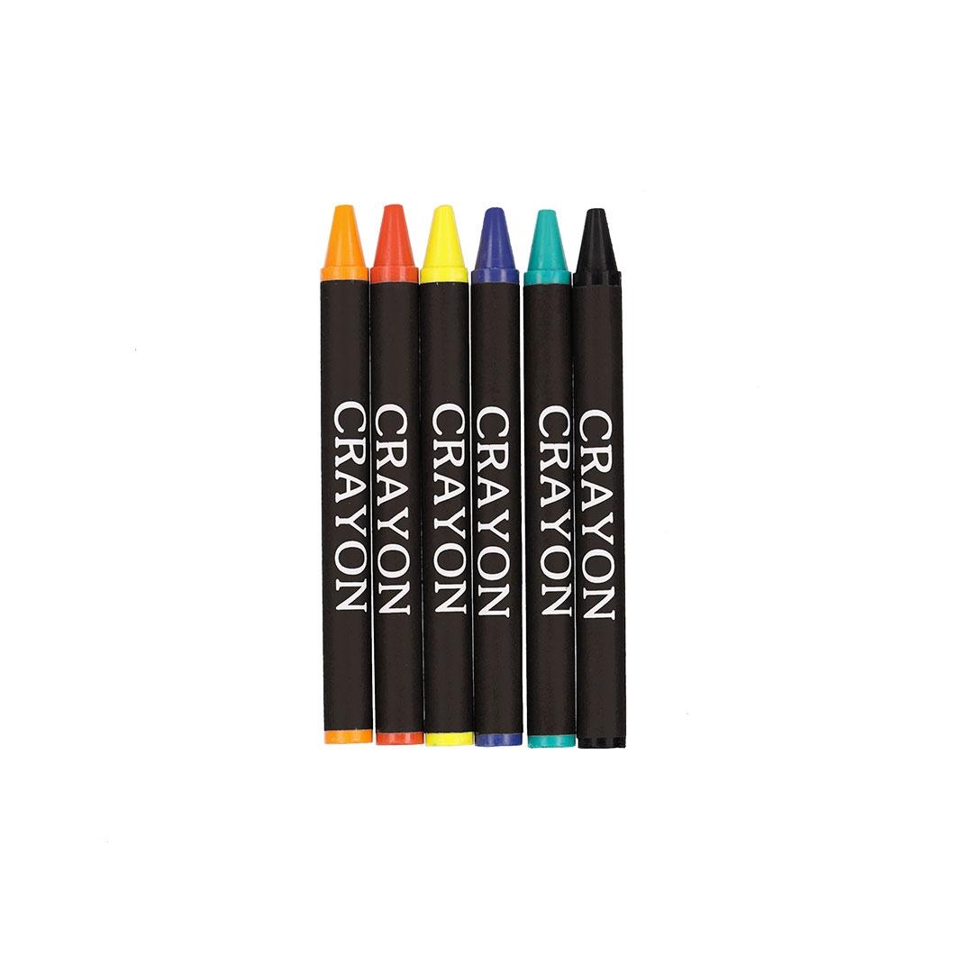Set de creioane cerate Veseli negru