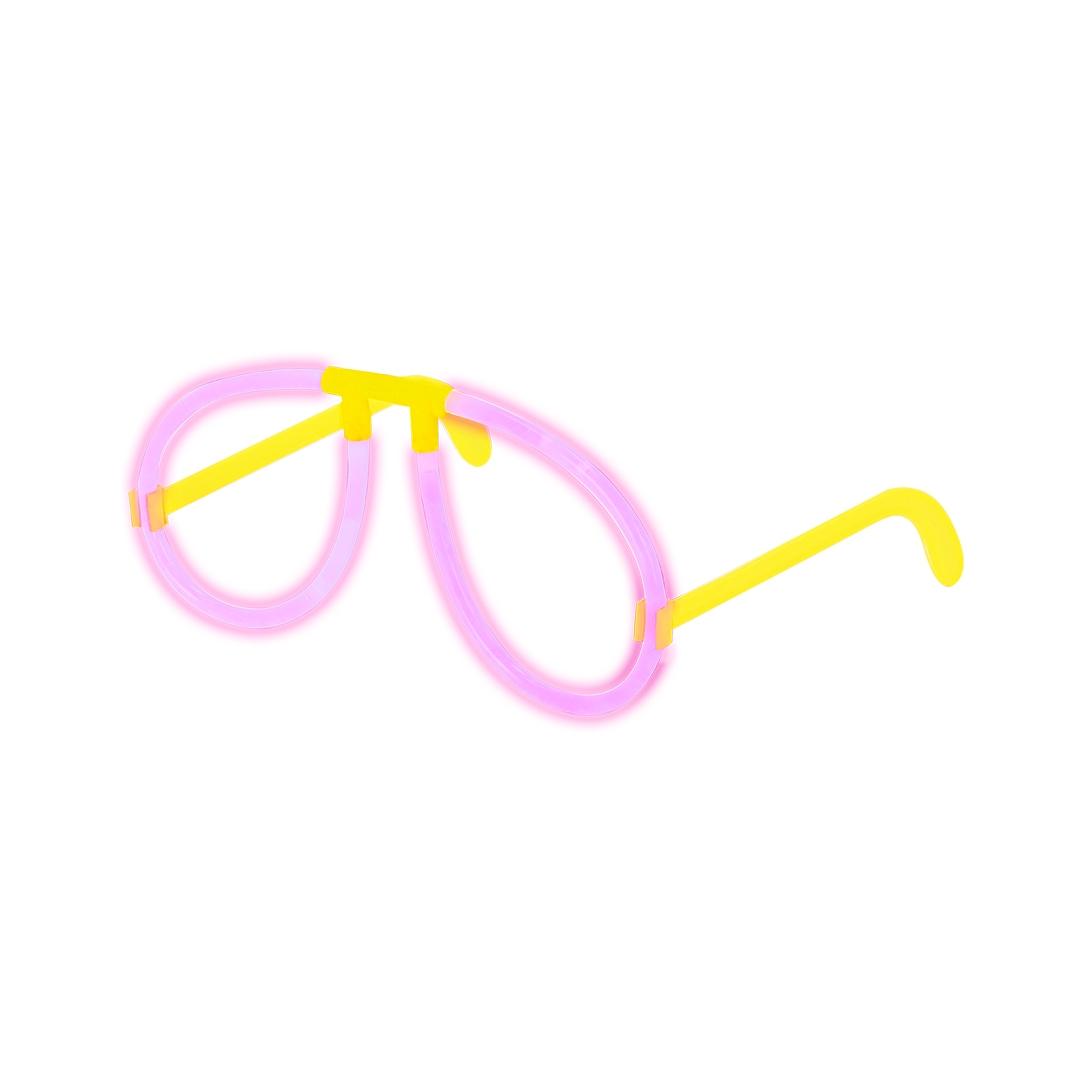 Ochelari luminoși Tobeck fucsia fluorescent