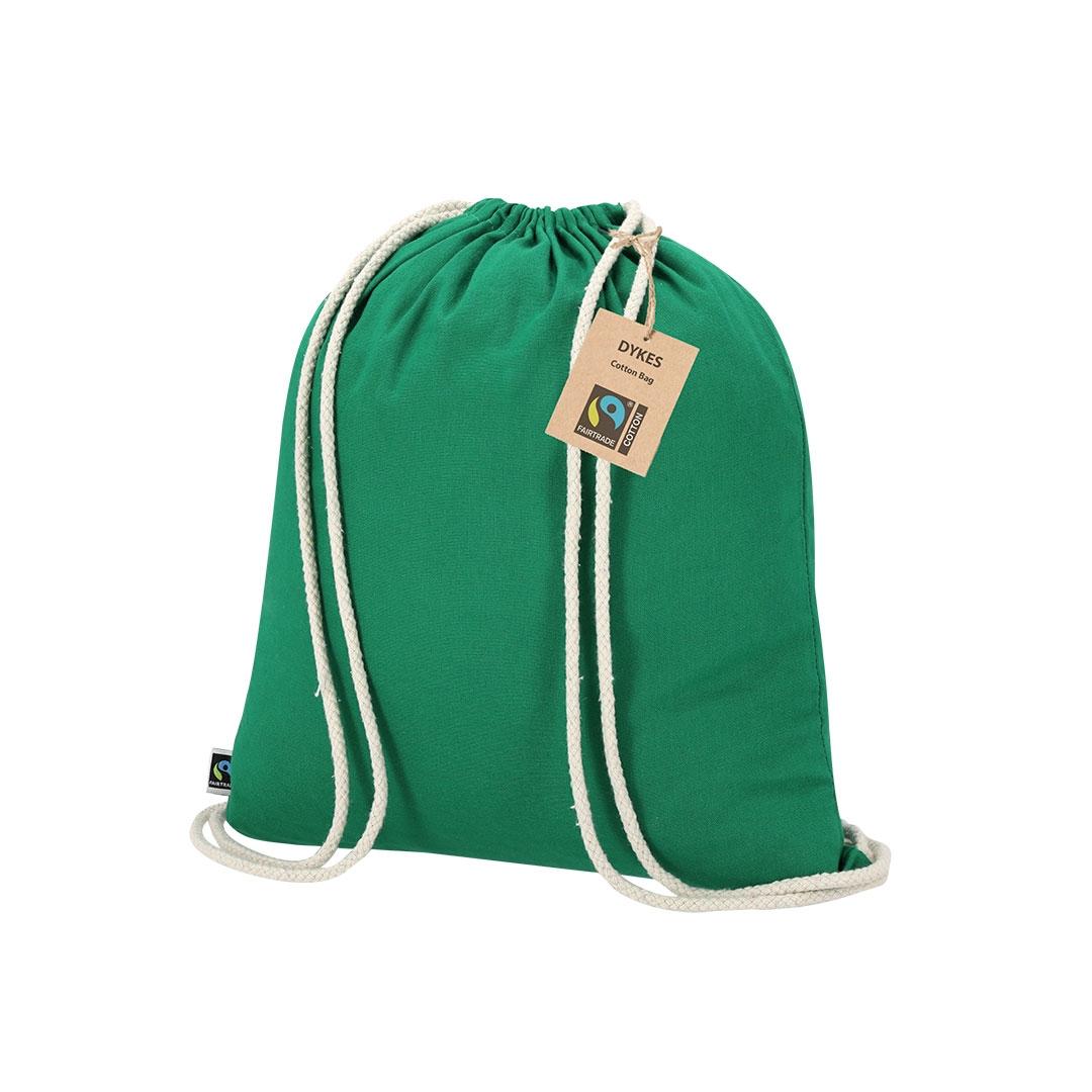 Sac cu șnur Dykes Fairtrade alb