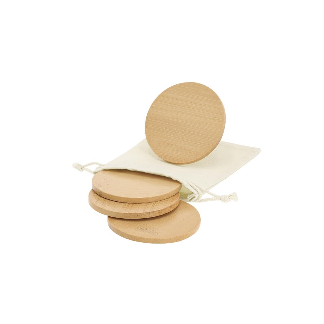 Set suporturi pentru pahare Elmor natural