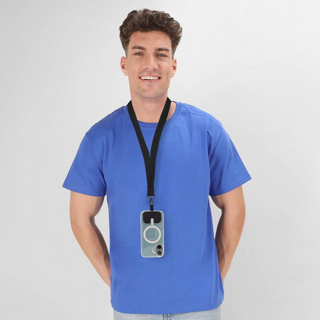 Lanyard cu suport Sailix negru