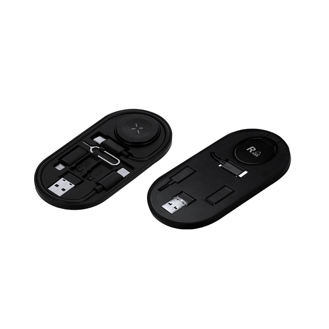 Set cabluri de încărcare Nebrex negru