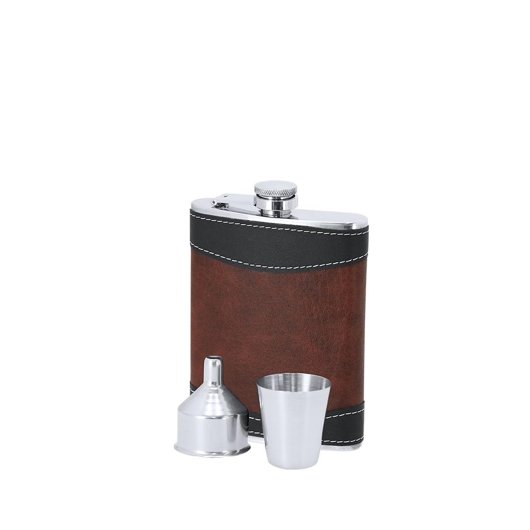 Set ploscă de buzunar Menzie natural