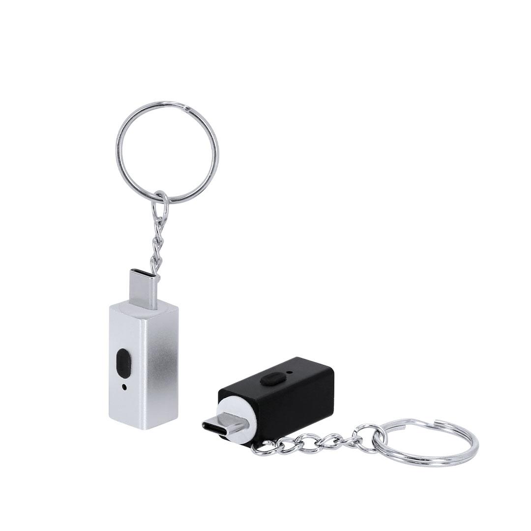 Breloc cu brichetă electrică Parris negru