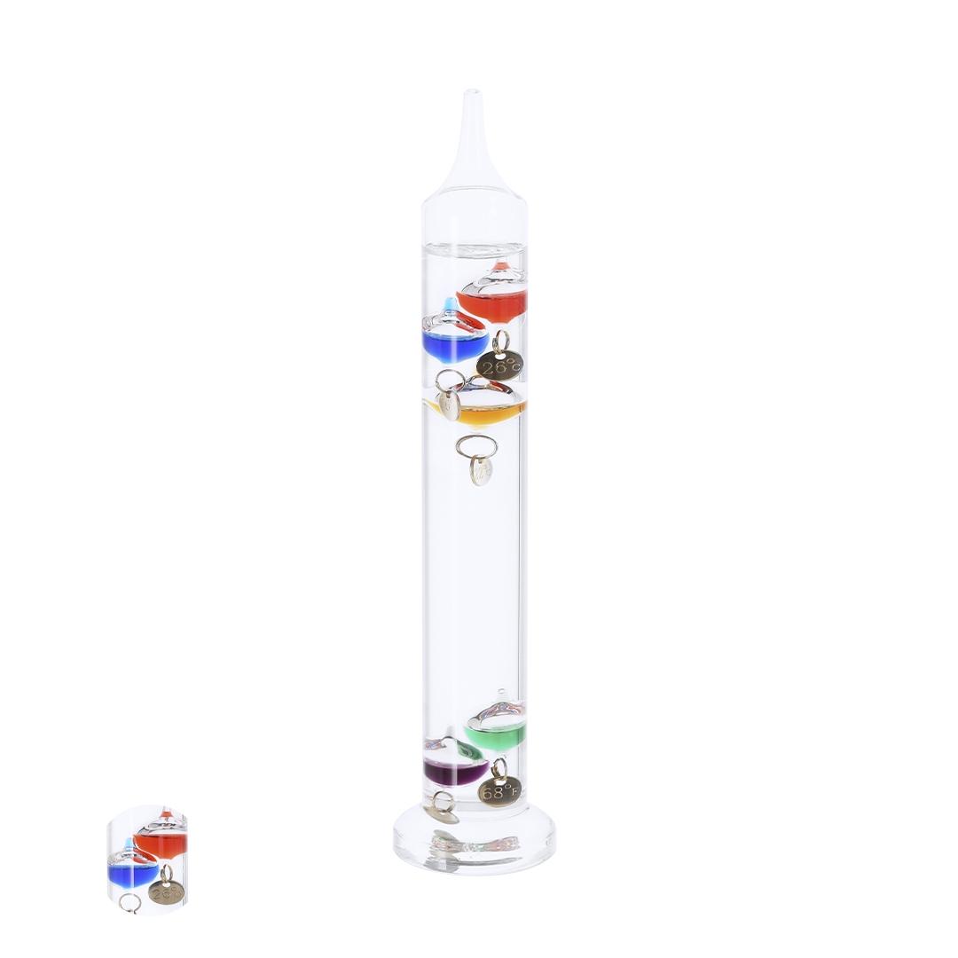 Termometru Galileo transparent