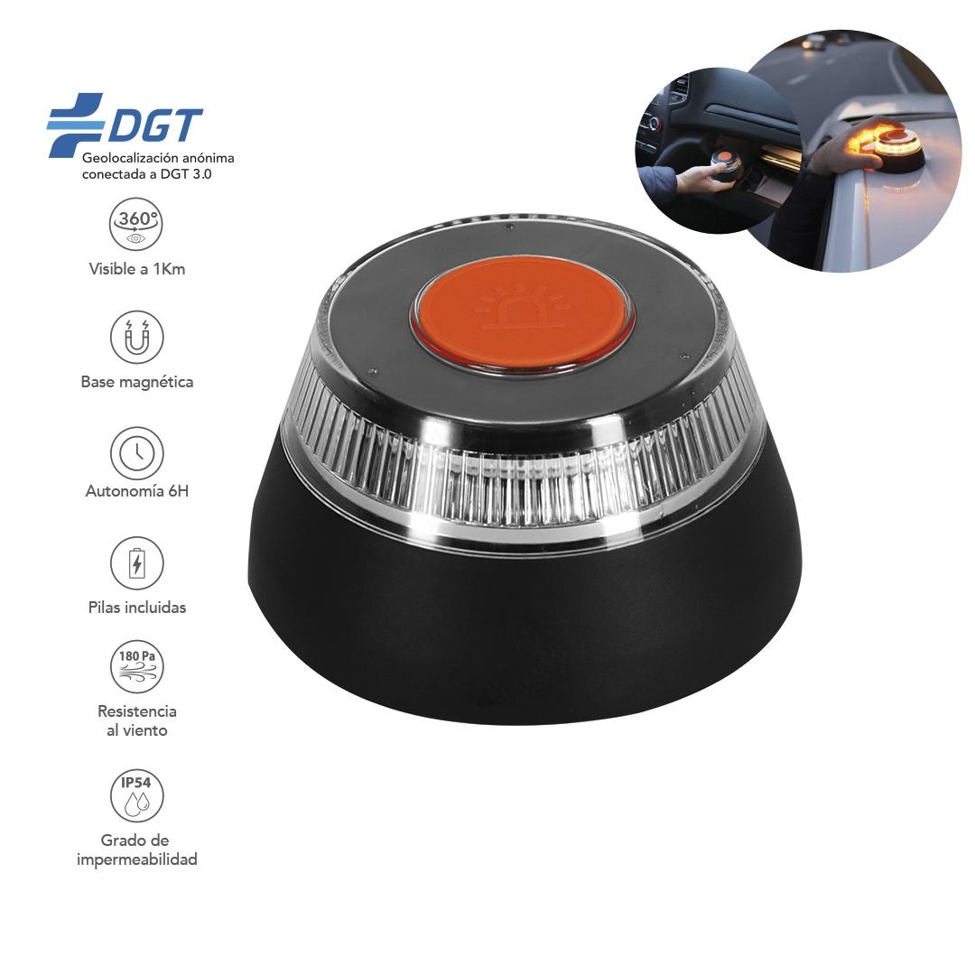 Lumină de urgență V16 geolocalizată Kershaw negru