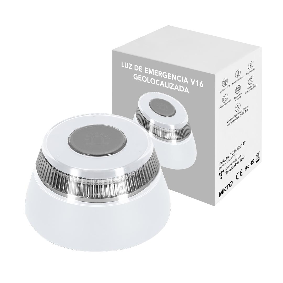 Lumină de urgență V16 geolocalizată Kershaw negru