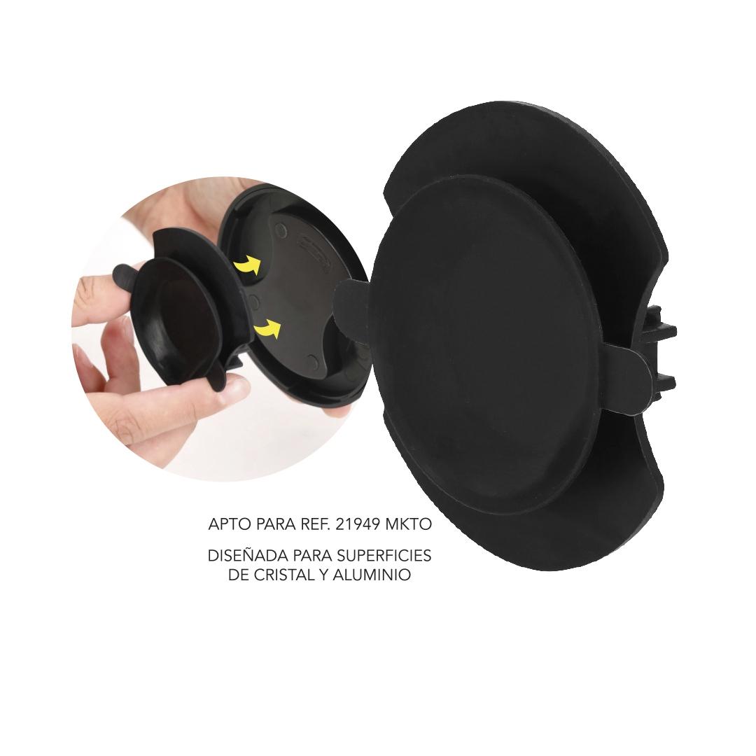 Lumină de urgență V16 cu suport tip ventuză Karlon negru