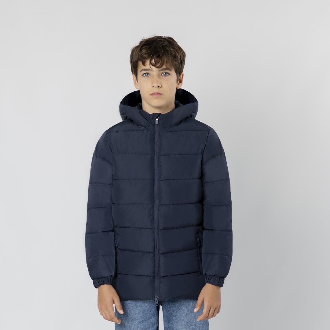 Jachetă tip parka pentru copii Eren albastru marină 16 ani