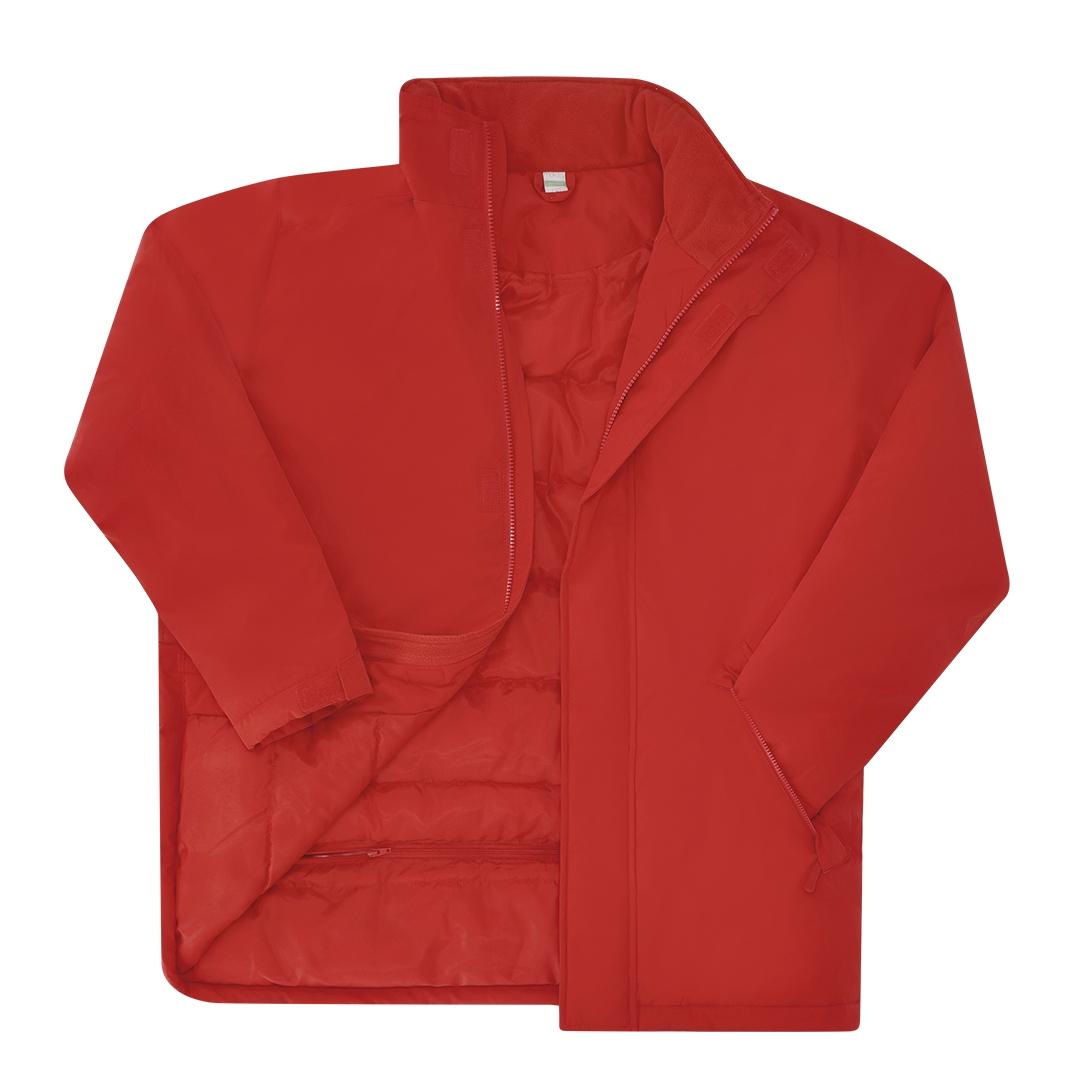 Jachetă tip parka Oceanía roșu 3XL