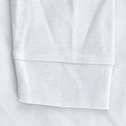 Tricou polo alb pentru adulți Charlot alb XL