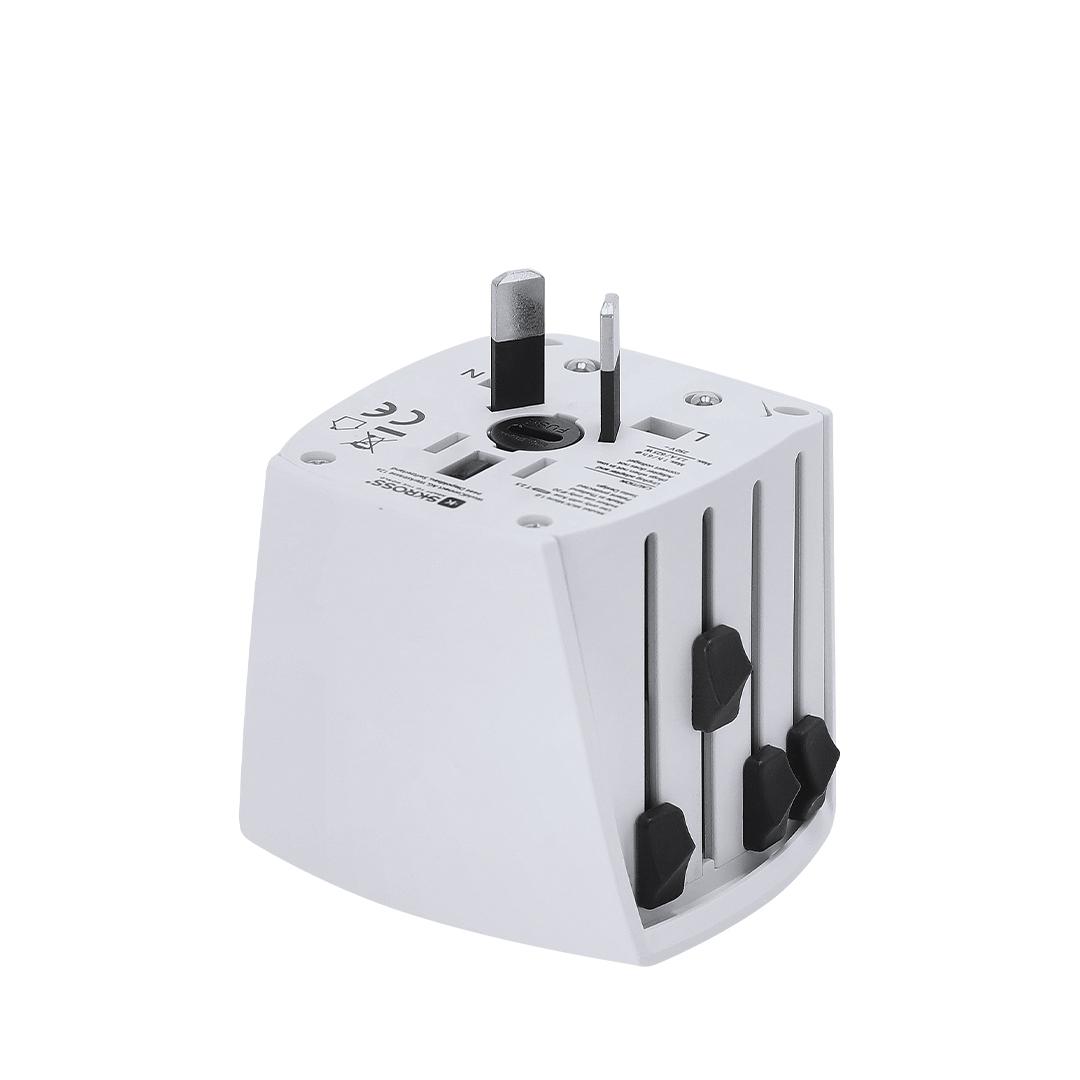 Adaptor universal de călătorie Skross MUV MICRO alb