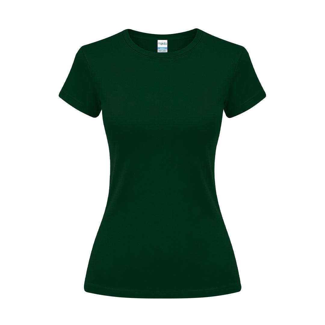 Tricou colorat femei Epika verde sticlă XXL