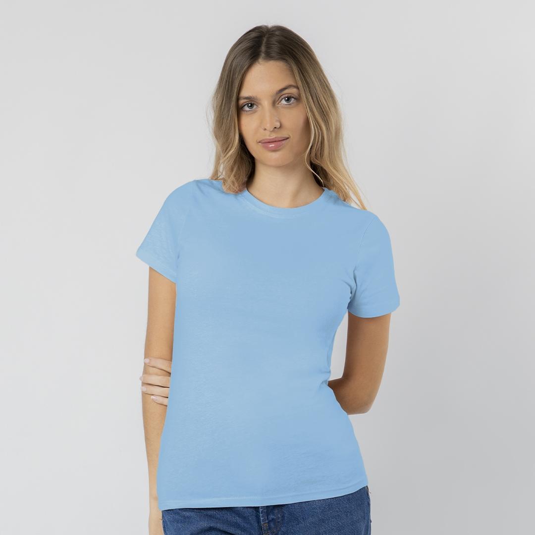 Tricou colorat femei Epika albastru XXL