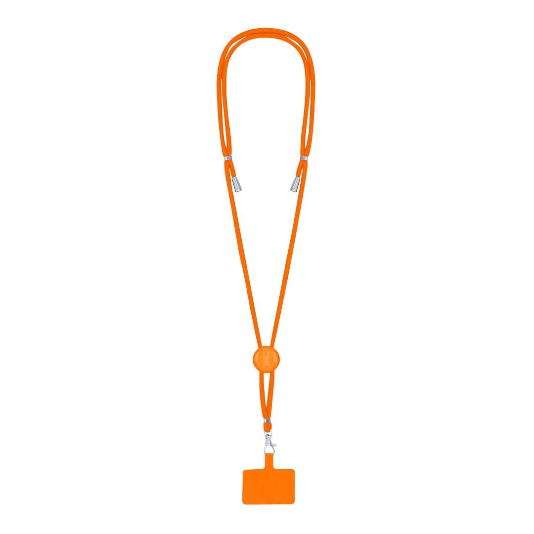 Lanyard cu suport Zaret portocaliu