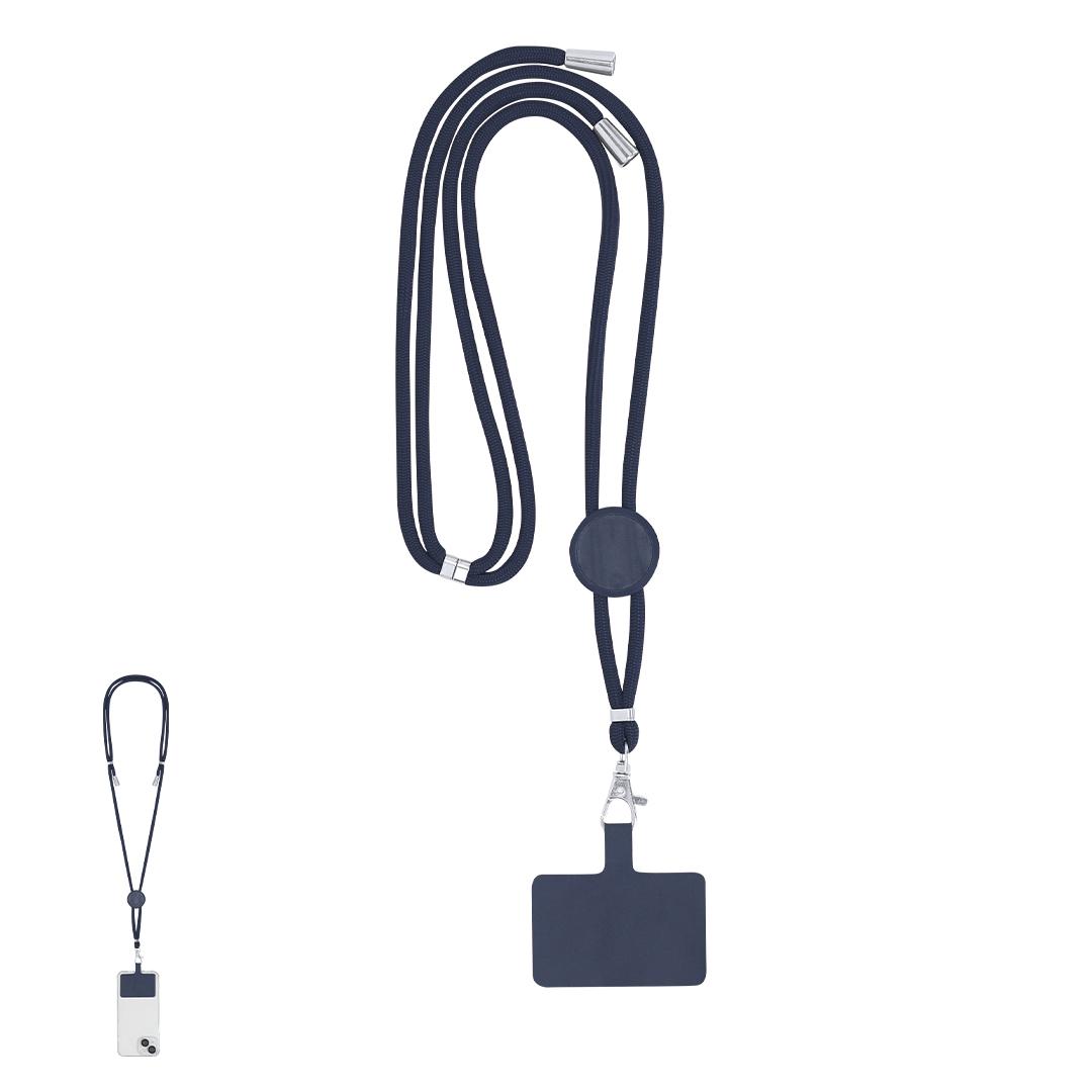 Lanyard cu suport Zaret albastru