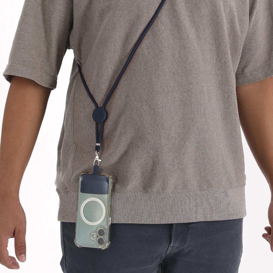 Lanyard cu suport Zaret albastru