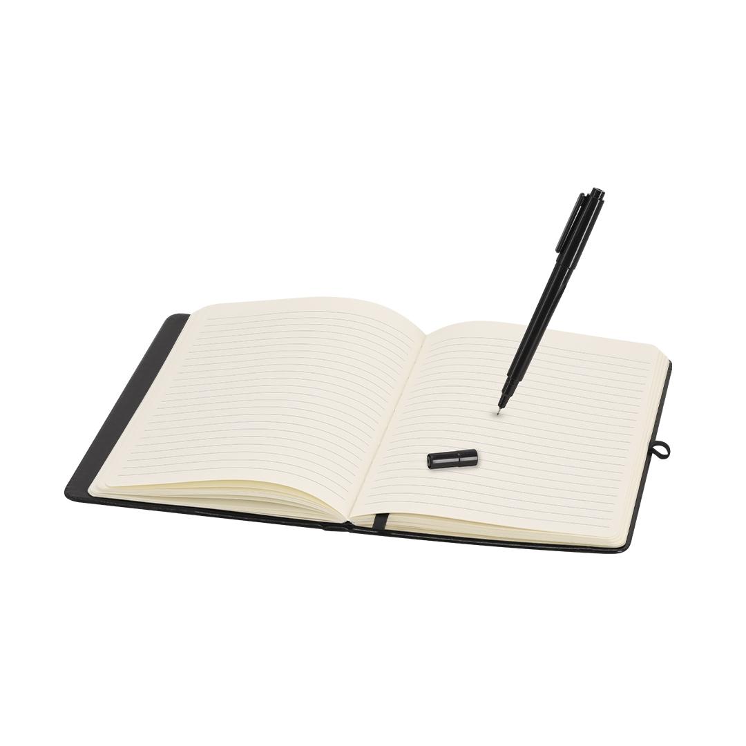 Agendă cu tablă albă Whiteboard Kudar negru