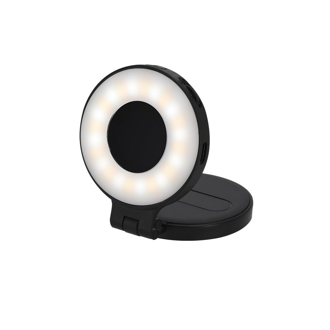 Inel luminos Ring Light Cenob negru