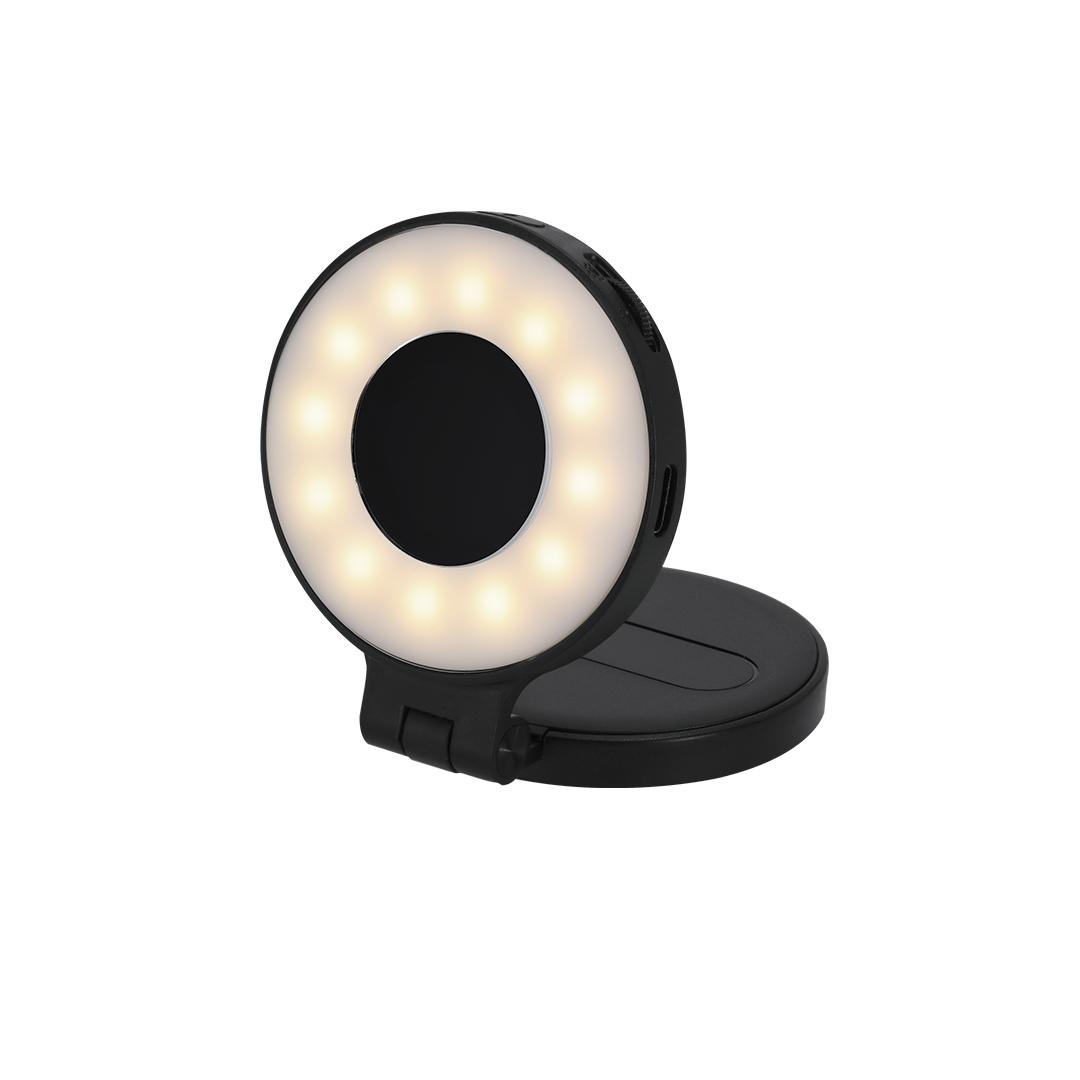 Inel luminos Ring Light Cenob negru
