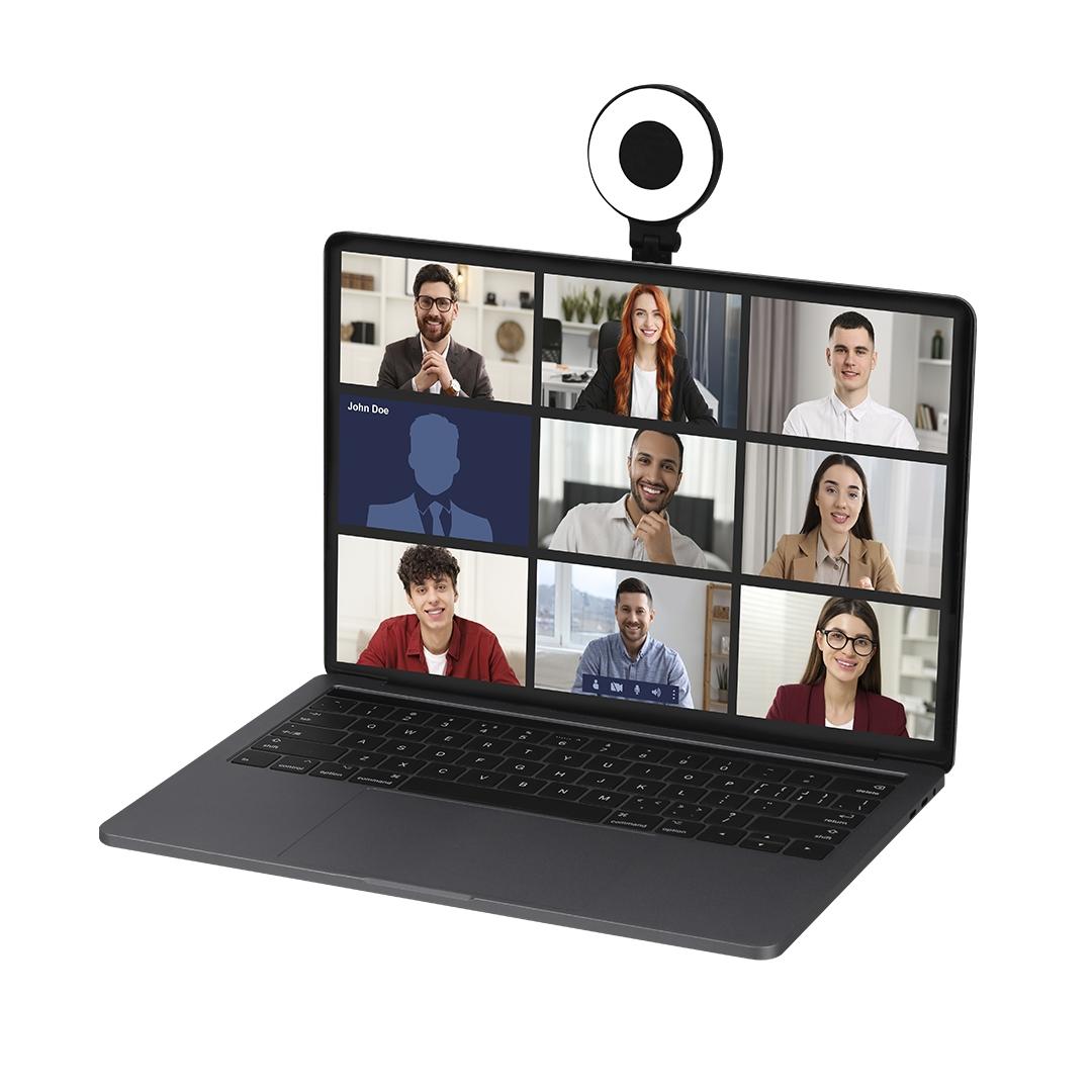 Inel luminos Ring Light Cenob negru