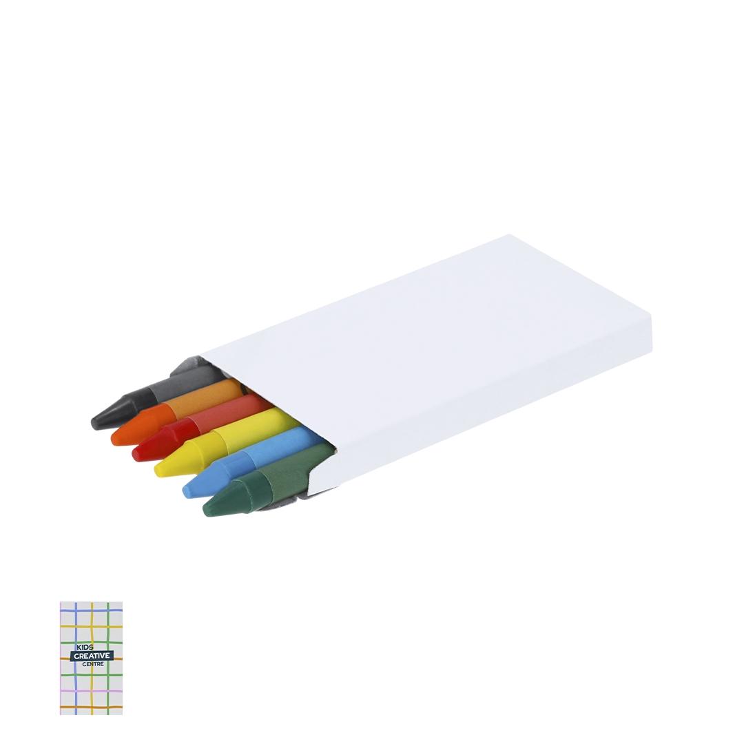 Set de creioane cerate Cucko alb