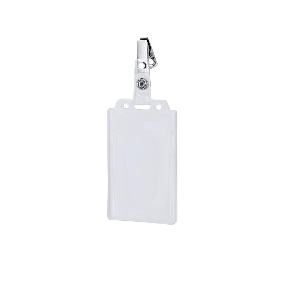 Suport card de identificare Helock transparent