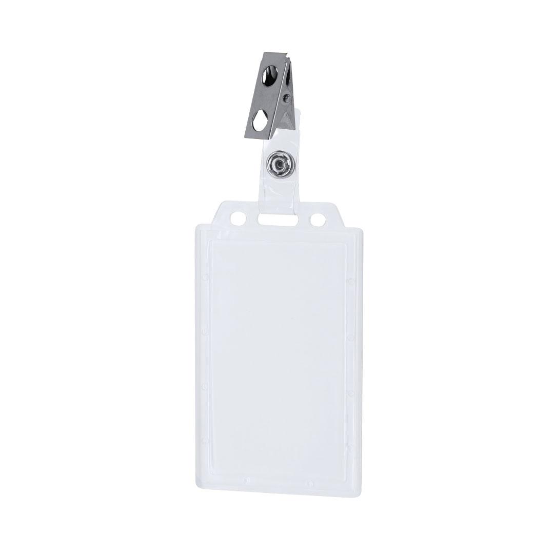 Suport card de identificare Helock transparent