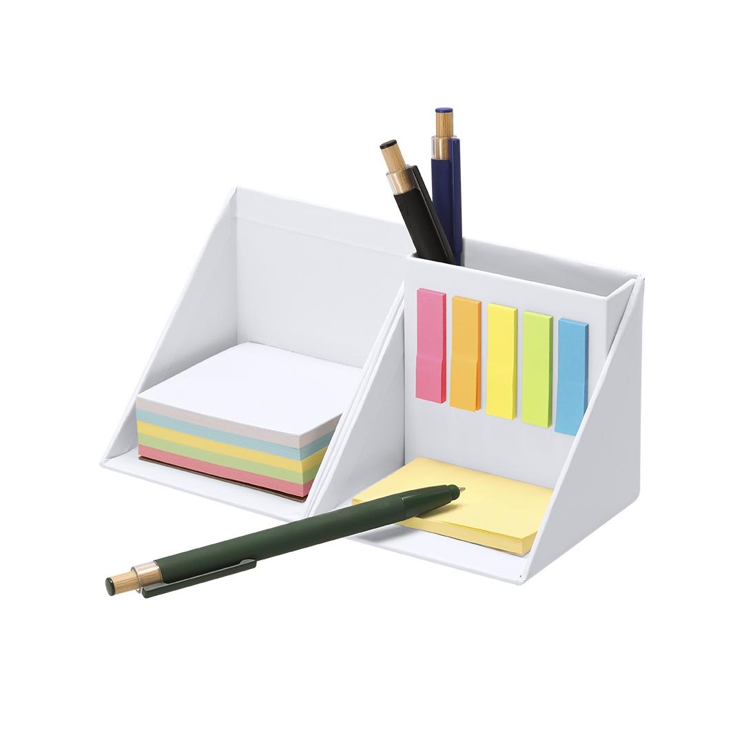 Suport pentru instrumente de scris cu agendă Trigris alb