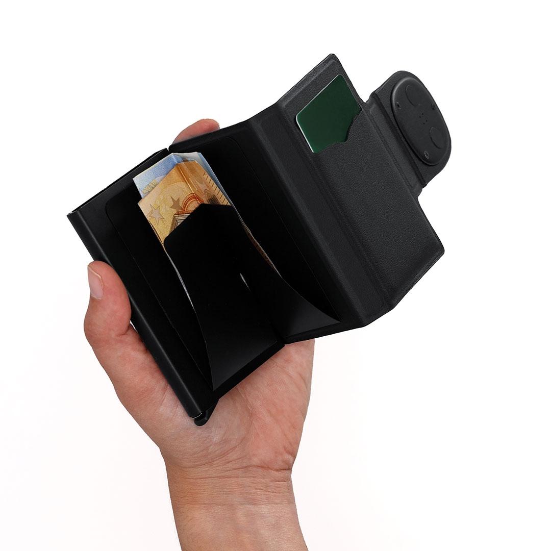 Portcard cu tracker Selkik negru