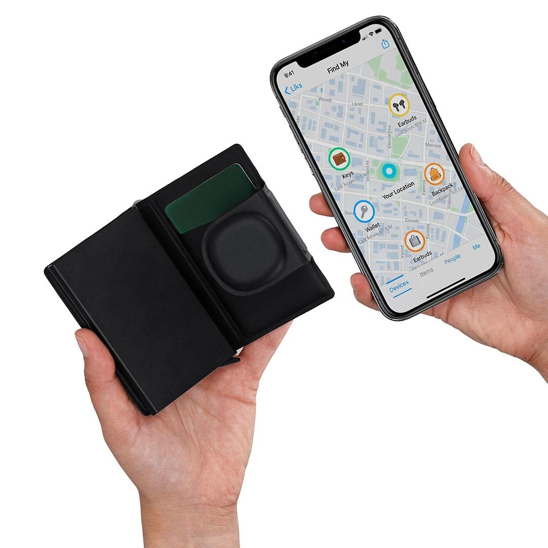 Portcard cu tracker Selkik negru