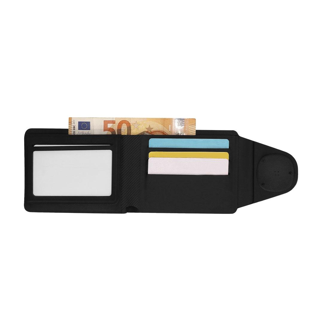 Portofel portcard cu tracker Nairobix negru