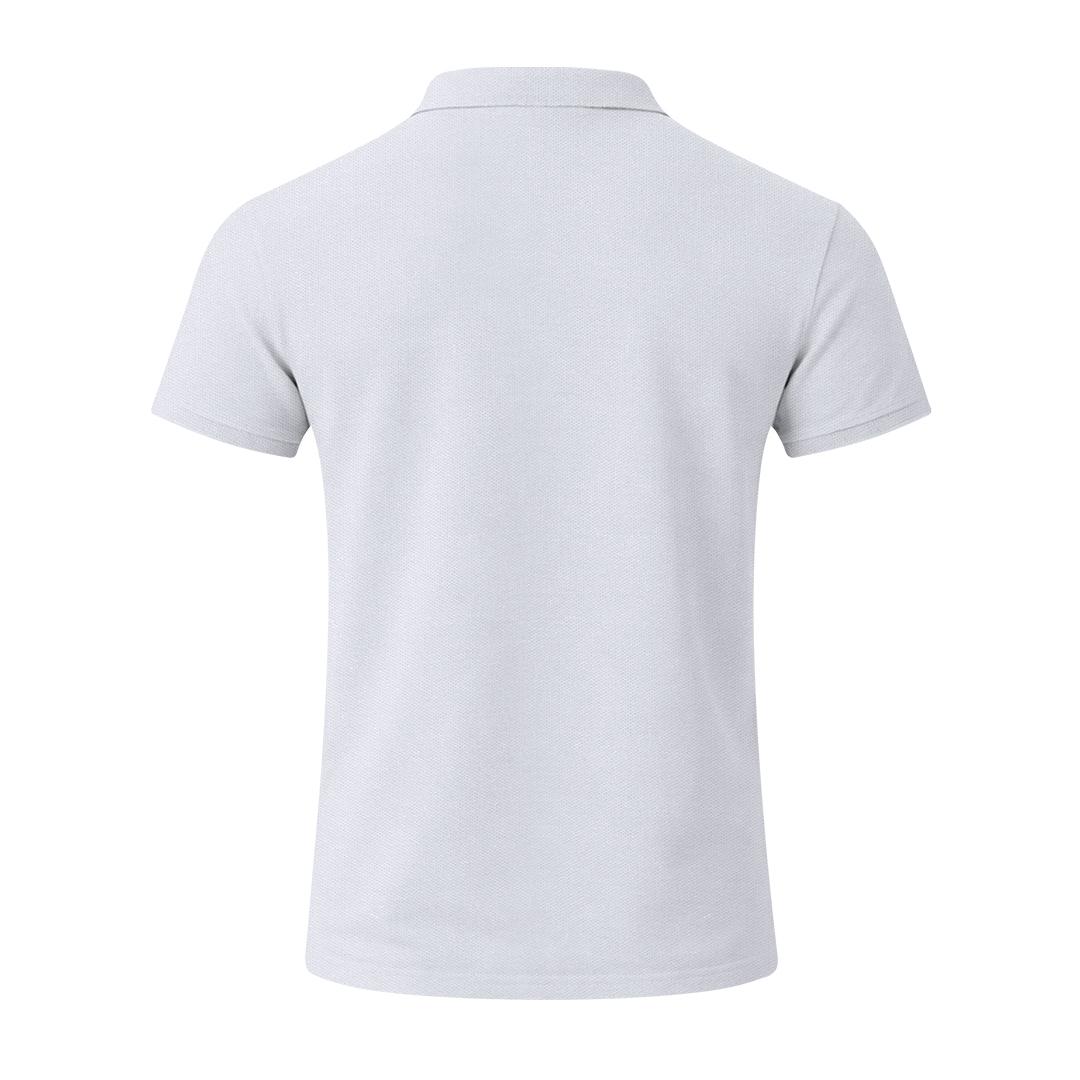 Tricou polo adulți Charles alb alb L