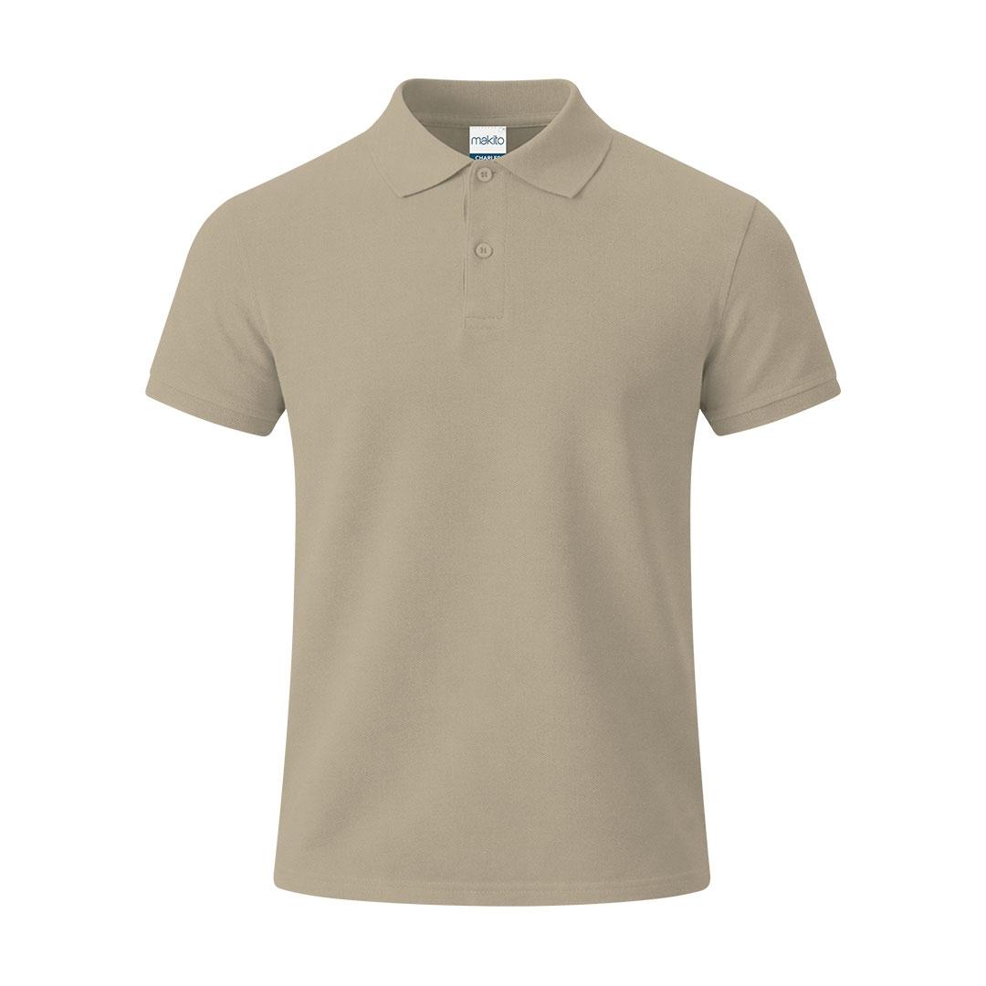 Tricou polo adulți Charles color nisip XXL