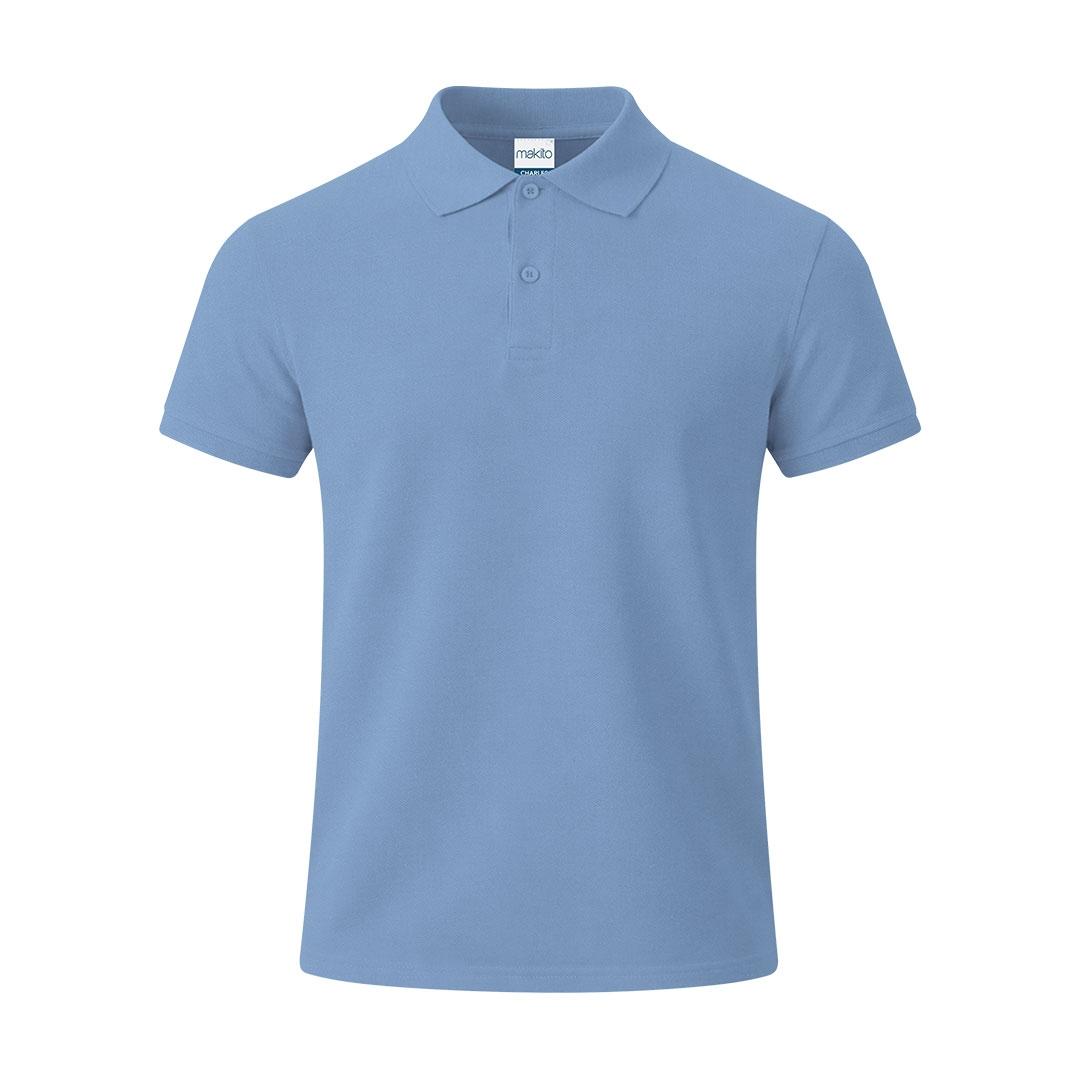 Tricou polo adulți Charles color albastru deschis XXL