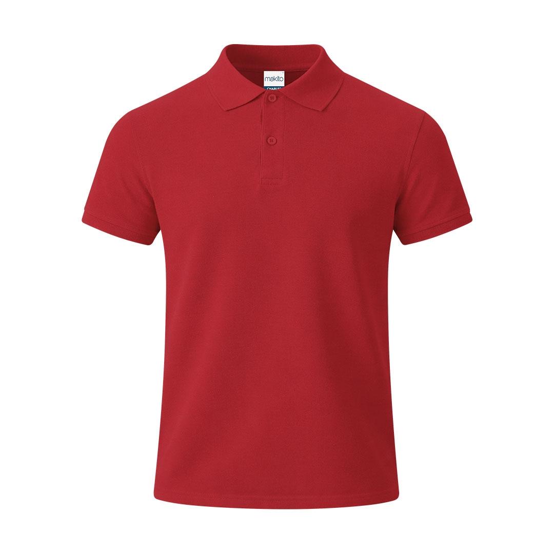Tricou polo adulți Charles color roșu XXL