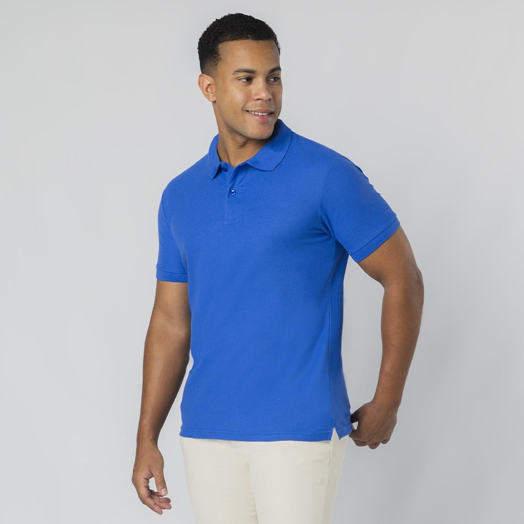 Tricou polo adulți Charles color galben XXL