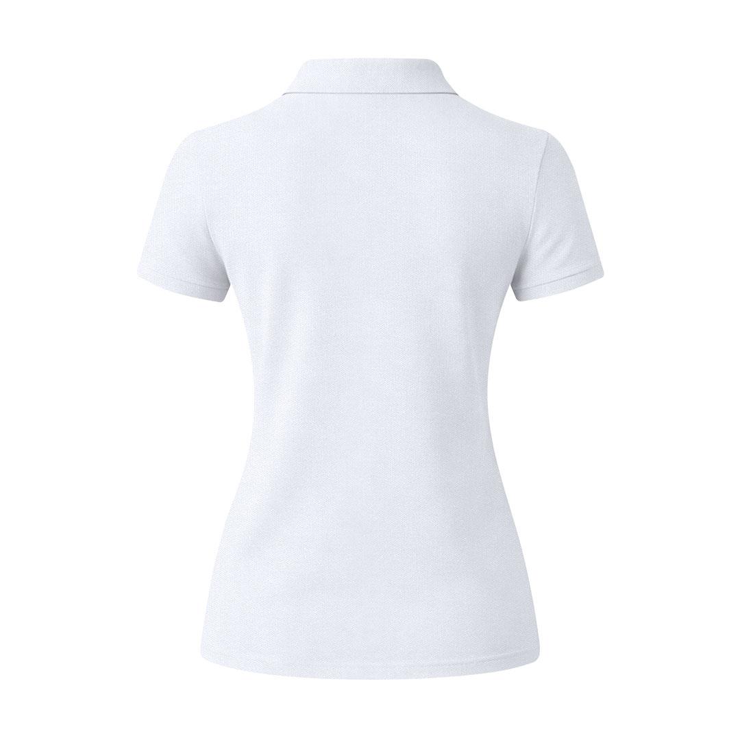 Tricou polo femei Charles alb alb S