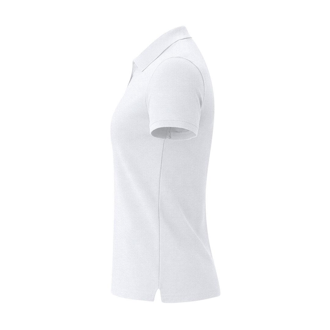 Tricou polo femei Charles alb alb S