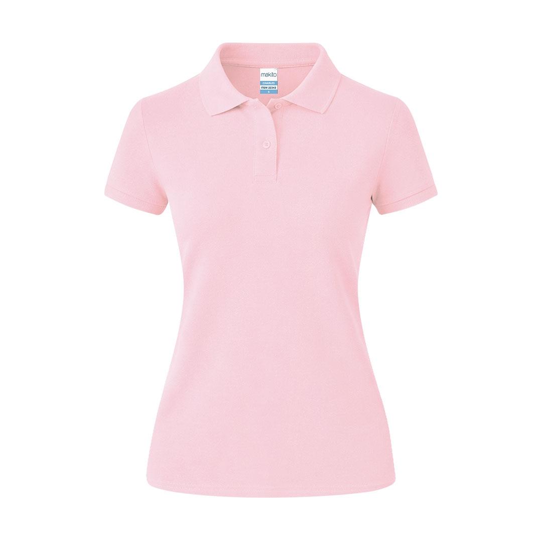 Tricou polo femei Charles color roz S