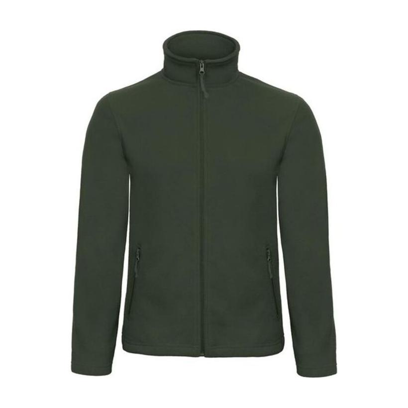 Jachetă fleece cu fermoar pentru bărbați O68 Verde XXL